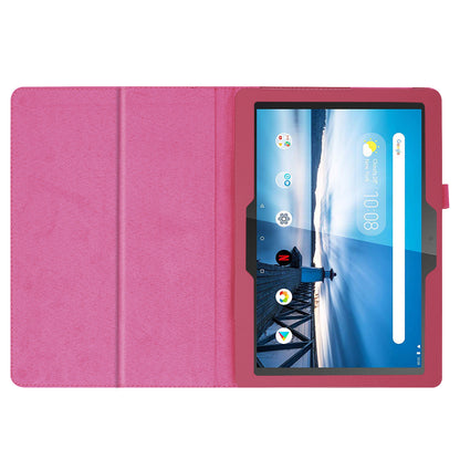 For Lenovo Tab P10 10.1-inch Litchi Texture Leather Stand Protection Case