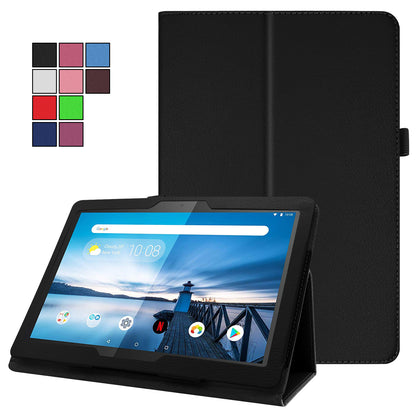 For Lenovo Tab P10 10.1-inch Litchi Texture Leather Stand Protection Case