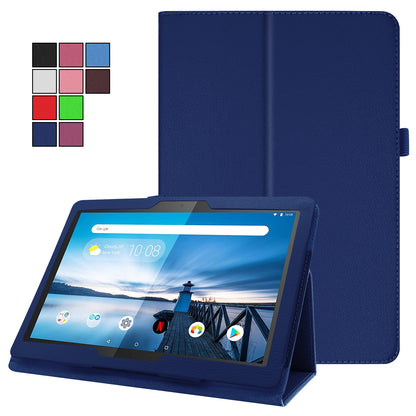 For Lenovo Tab P10 10.1-inch Litchi Texture Leather Stand Protection Case