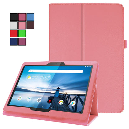 For Lenovo Tab P10 10.1-inch Litchi Texture Leather Stand Protection Case