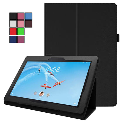 For Lenovo Tab E10 10.1 inch Litchi Texture Leather Stand Protective Case