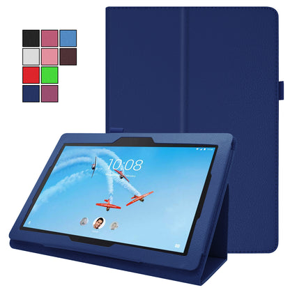 For Lenovo Tab E10 10.1 inch Litchi Texture Leather Stand Protective Case