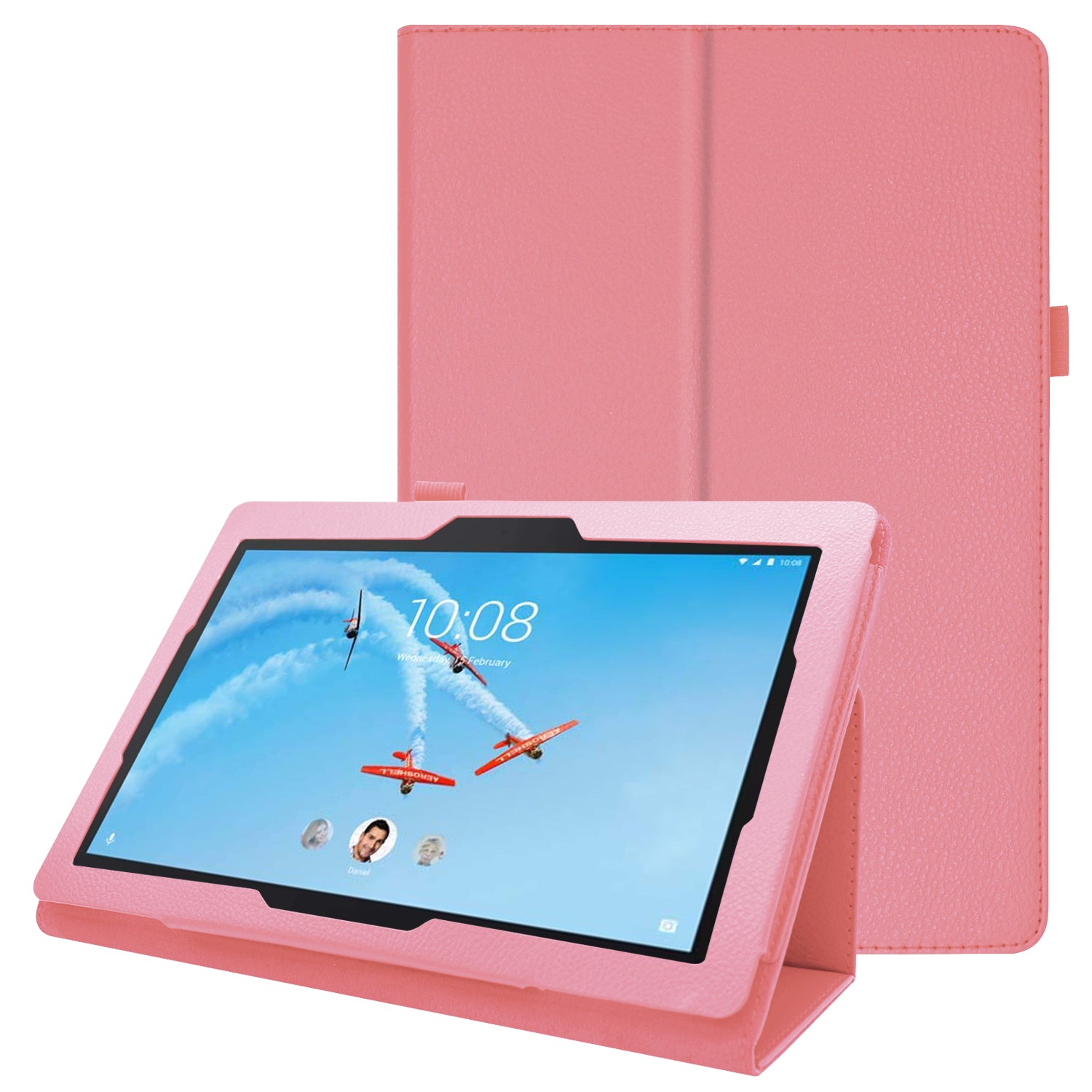 For Lenovo Tab E10 10.1 inch Litchi Texture Leather Stand Protective Case