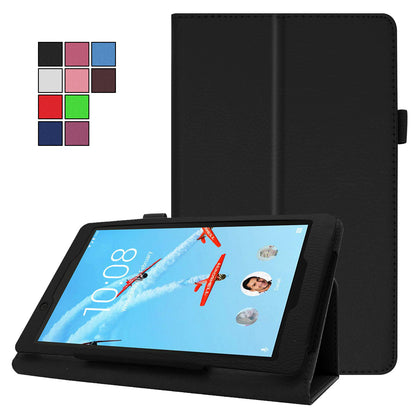 Litchi Texture Leather Stand Protective Case for Lenovo Tab E8