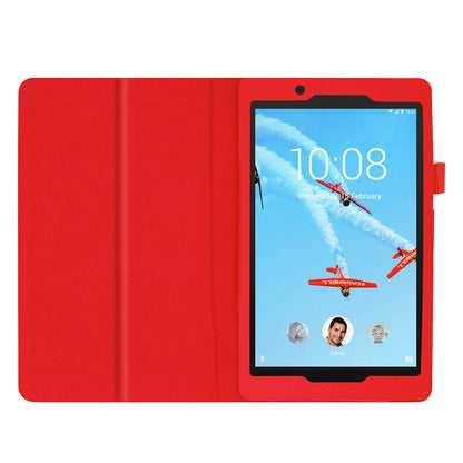 Litchi Texture Leather Stand Protective Case for Lenovo Tab E8