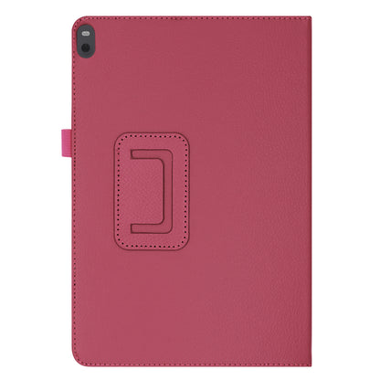 Anti-scratch Shockproof Litchi Texture Leather Stand Protective Phone Case Cover for Lenovo Tab M10 TB-X605F