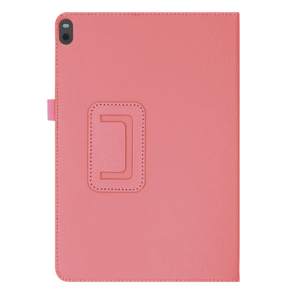 Anti-scratch Shockproof Litchi Texture Leather Stand Protective Phone Case Cover for Lenovo Tab M10 TB-X605F