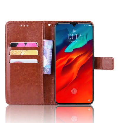 Leather Stand Wallet Phone Case for Lenovo Z6 Pro