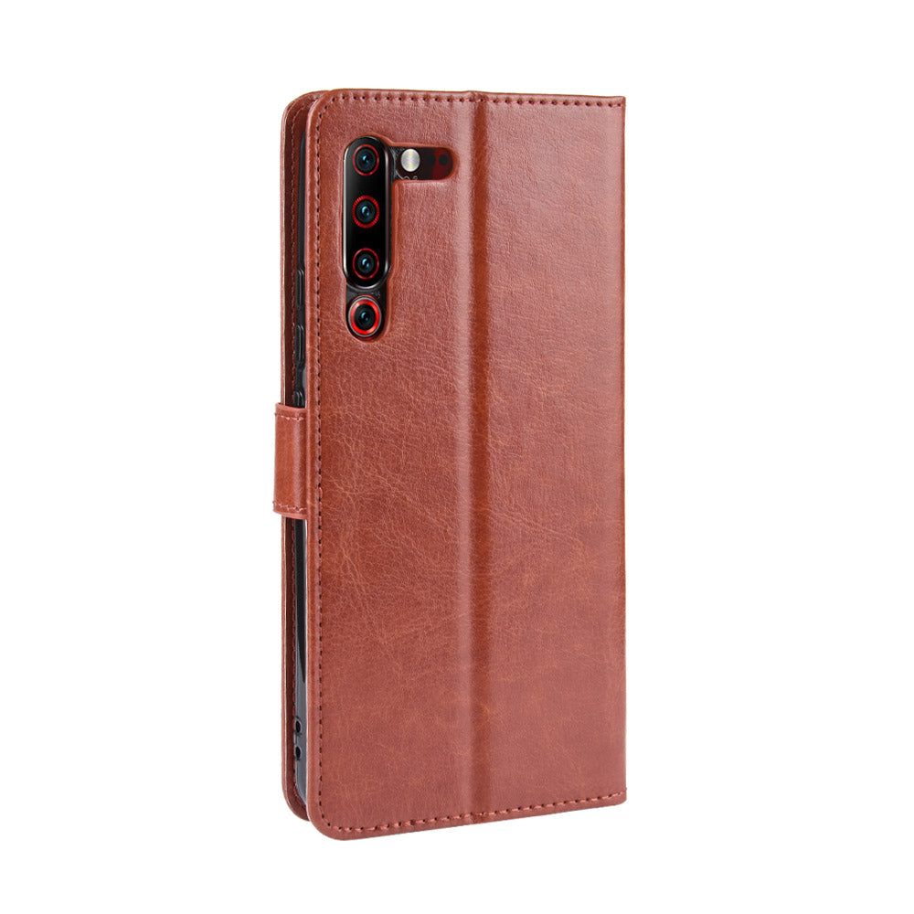 Leather Stand Wallet Phone Case for Lenovo Z6 Pro