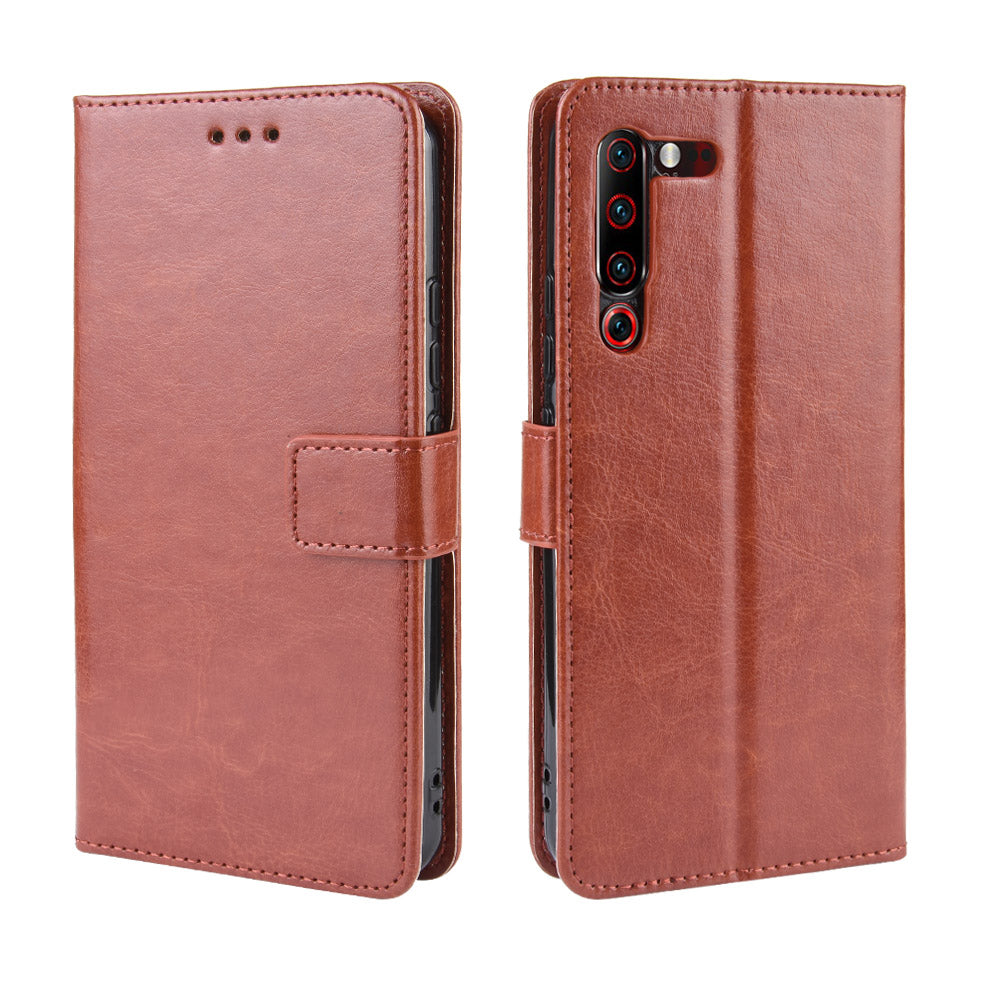 Leather Stand Wallet Phone Case for Lenovo Z6 Pro