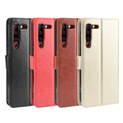 Leather Stand Wallet Phone Case for Lenovo Z6 Pro