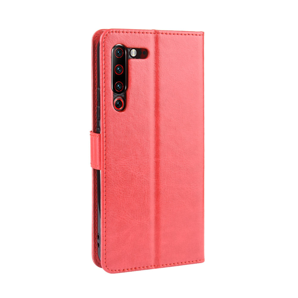 Leather Stand Wallet Phone Case for Lenovo Z6 Pro