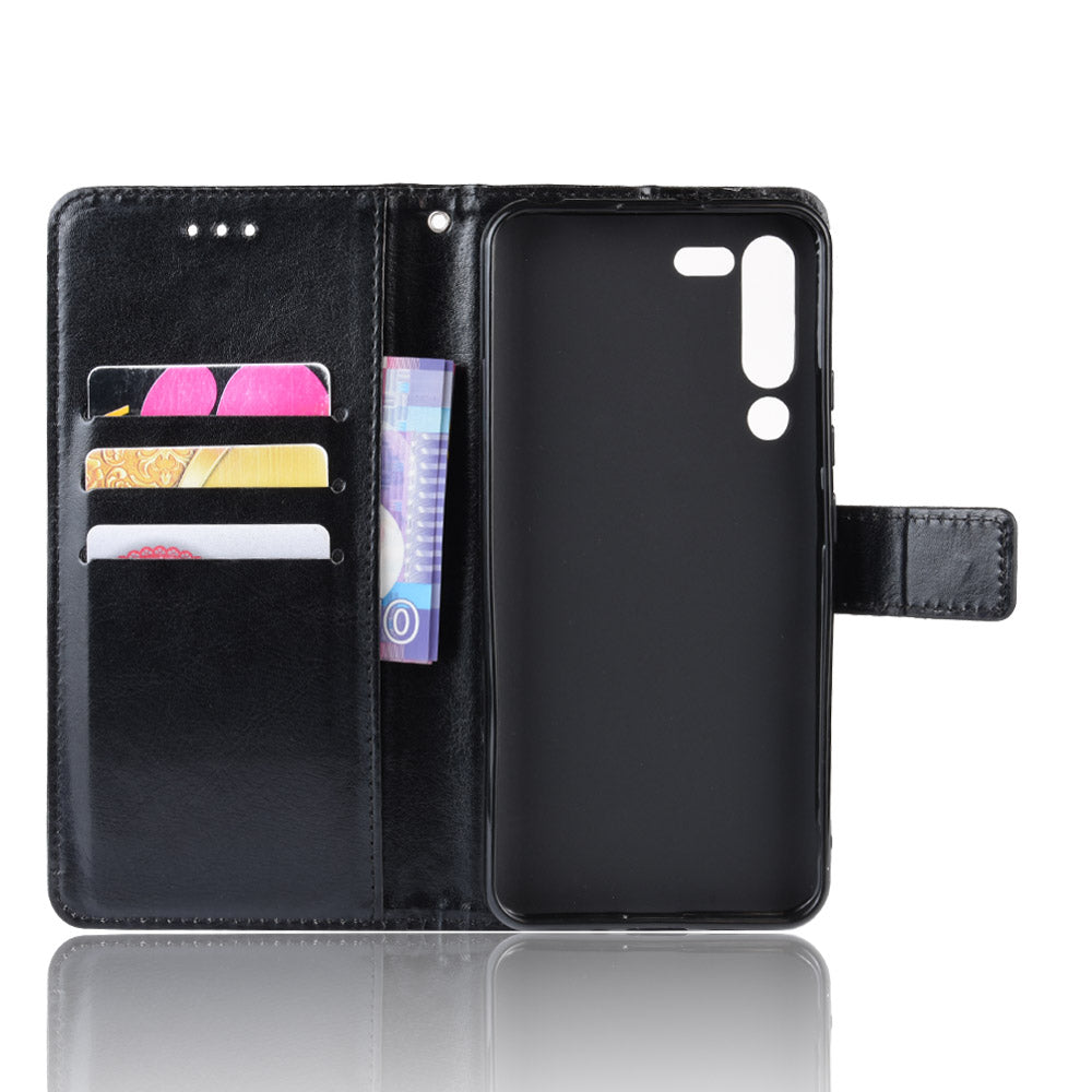 Leather Stand Wallet Phone Case for Lenovo Z6 Pro