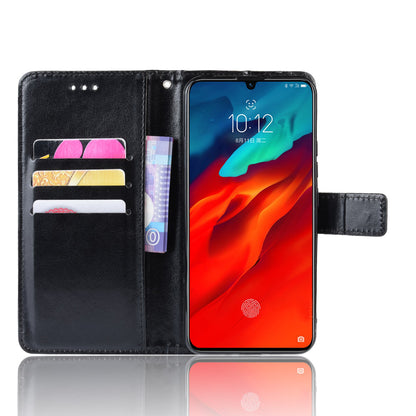 Leather Stand Wallet Phone Case for Lenovo Z6 Pro