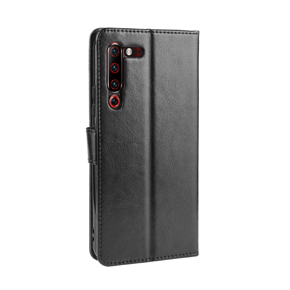 Leather Stand Wallet Phone Case for Lenovo Z6 Pro