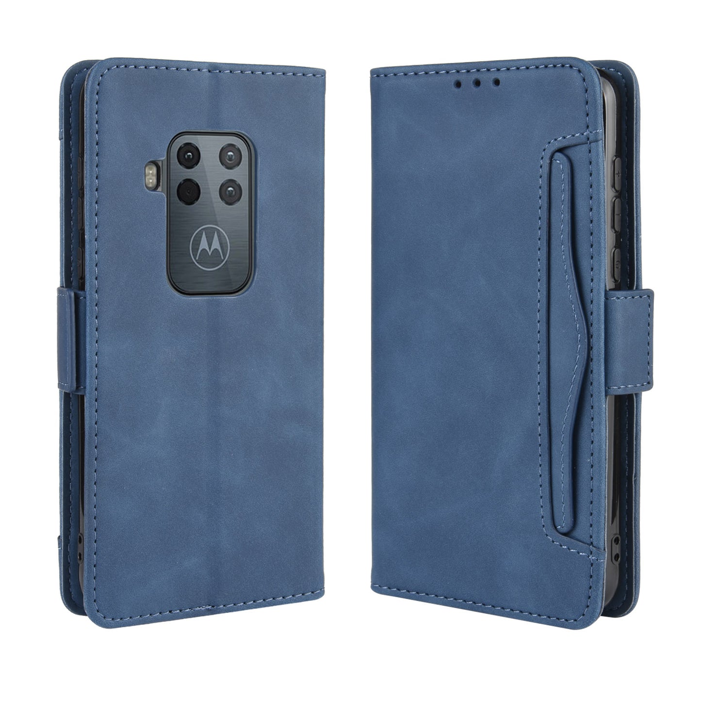 Wallet Leather Stand Case for Motorola One Zoom