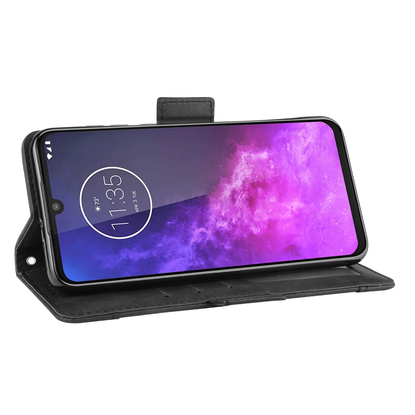 Wallet Leather Stand Case for Motorola One Zoom