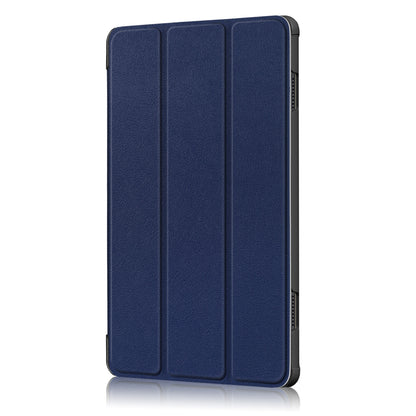 Tri-Fold Stand Leather Smart Auto Wake-Up/Sleep Case for Lenovo Tab M10 TB-X605F/TB-X505