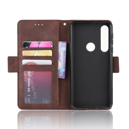 Wallet Stand Leather Protective Phone Case with Multiple Card Slots for Motorola Moto G8 Plus