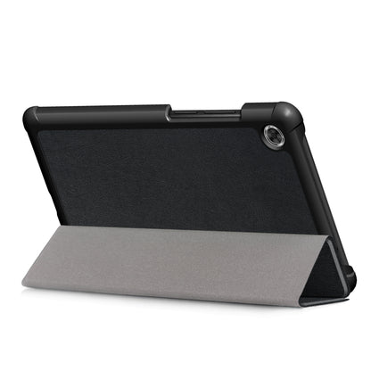 For  Lenovo Tab M7 (2nd Gen) TB-7305F / (3rd Gen) PU Leather Tablet Case Tri-fold Stand Scratch Resistant Flip Cover