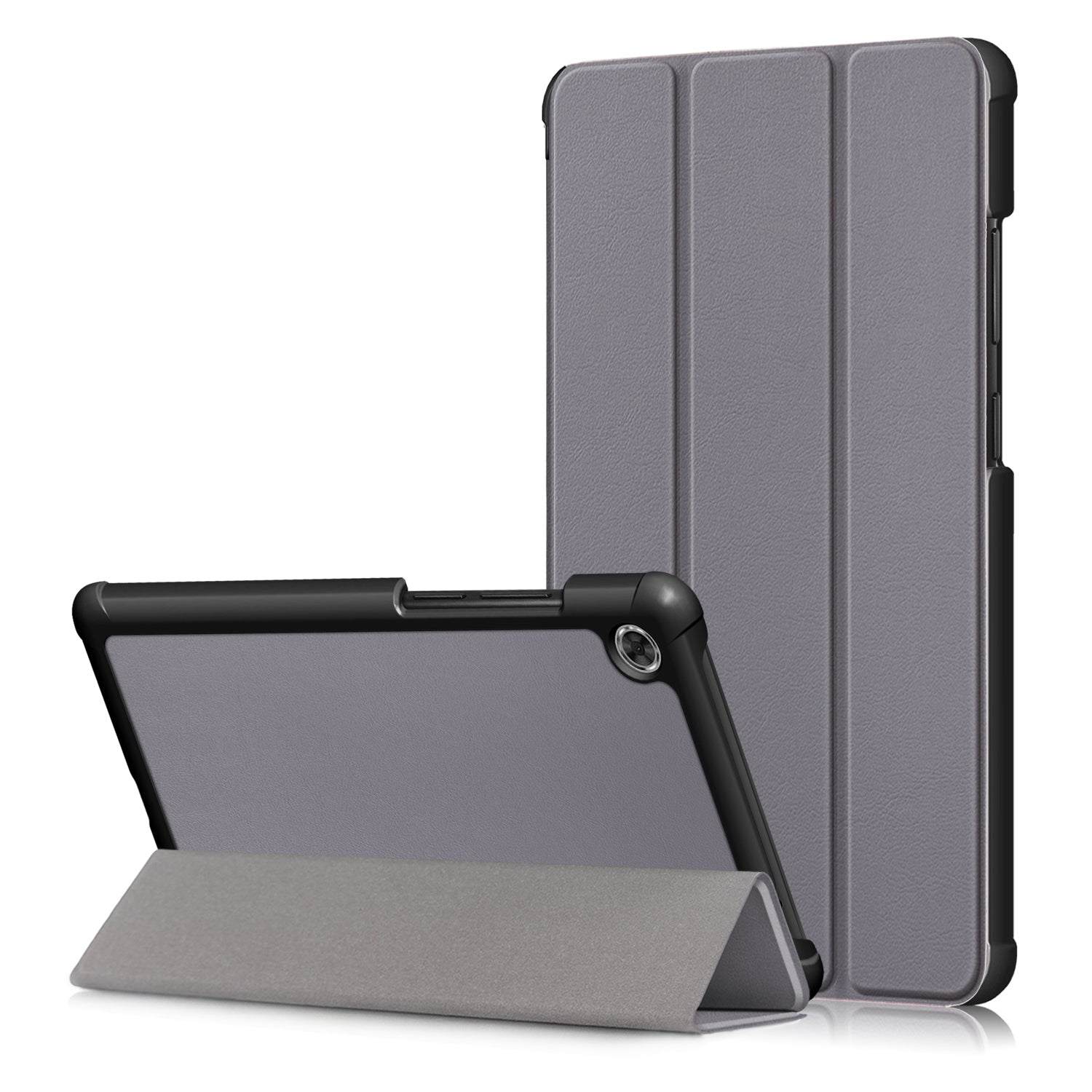 For  Lenovo Tab M7 (2nd Gen) TB-7305F / (3rd Gen) PU Leather Tablet Case Tri-fold Stand Scratch Resistant Flip Cover