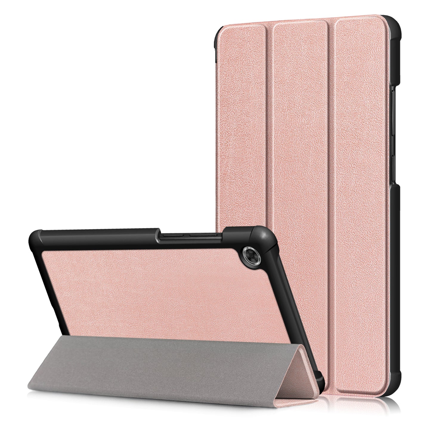 For  Lenovo Tab M7 (2nd Gen) TB-7305F / (3rd Gen) PU Leather Tablet Case Tri-fold Stand Scratch Resistant Flip Cover