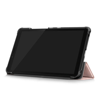 For  Lenovo Tab M7 (2nd Gen) TB-7305F / (3rd Gen) PU Leather Tablet Case Tri-fold Stand Scratch Resistant Flip Cover