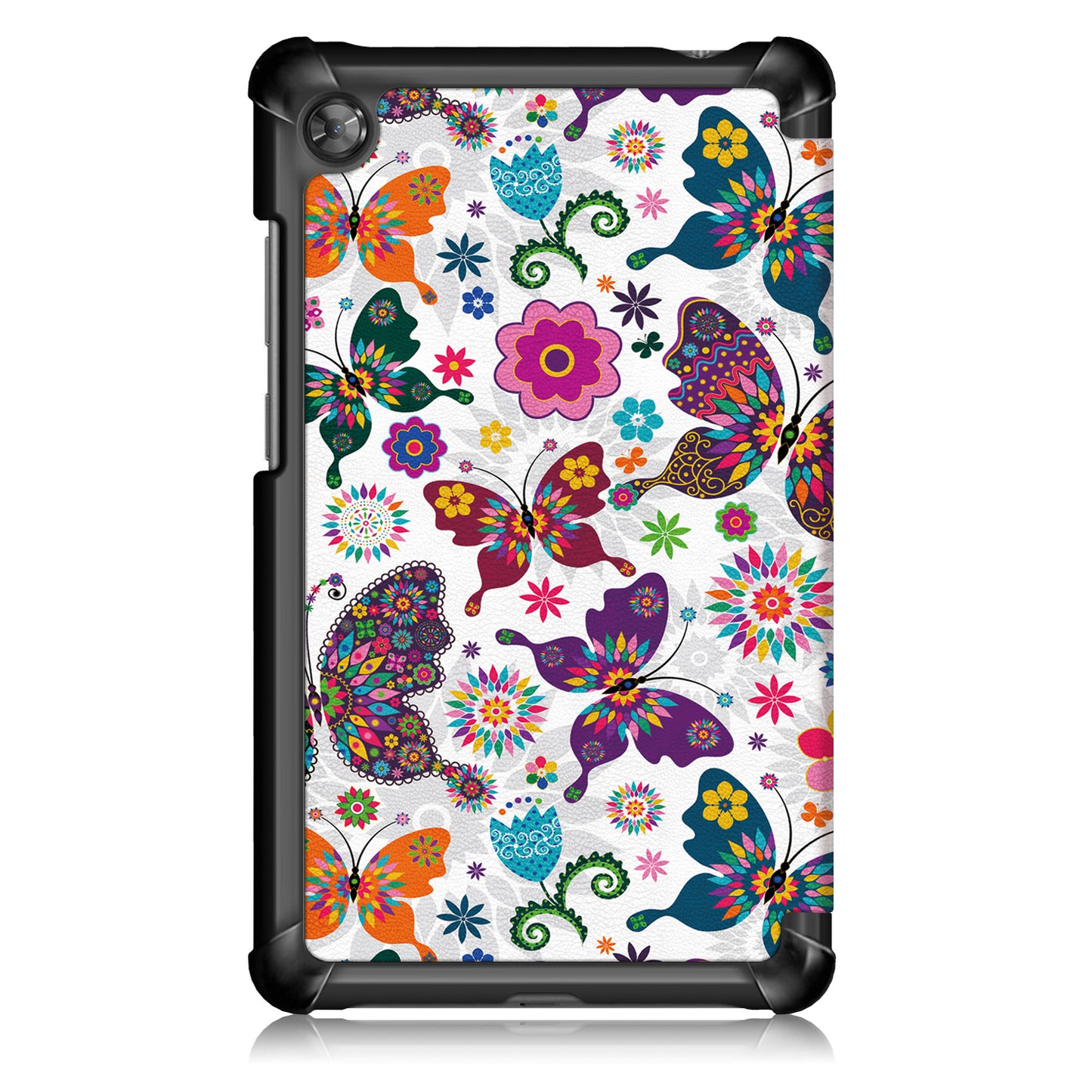 Patterned Tri-fold Stand Leather Smart Protective Tablet Case for  Lenovo Tab M7 (2nd Gen) TB-7305F / (3rd Gen)