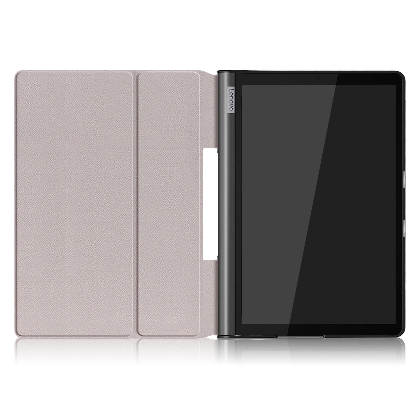 Pattern Printing PU Leather Tri-fold Stand Tablet Shell for Lenovo Yoga Smart Tab YT-X705