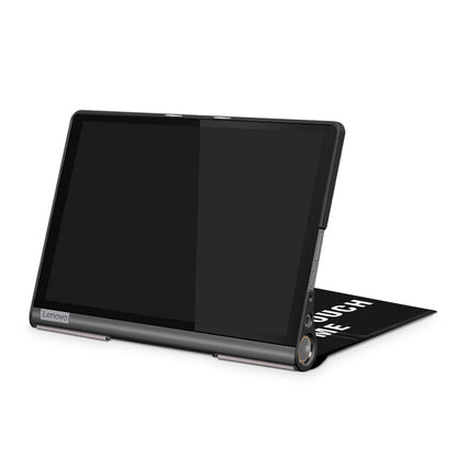 Pattern Printing PU Leather Tri-fold Stand Tablet Shell for Lenovo Yoga Smart Tab YT-X705