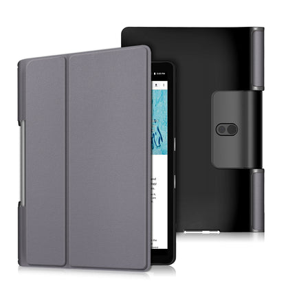 For Lenovo Yoga Smart Tab YT-X705 Tri-fold Stand Leather Protective Tablet Cover Case