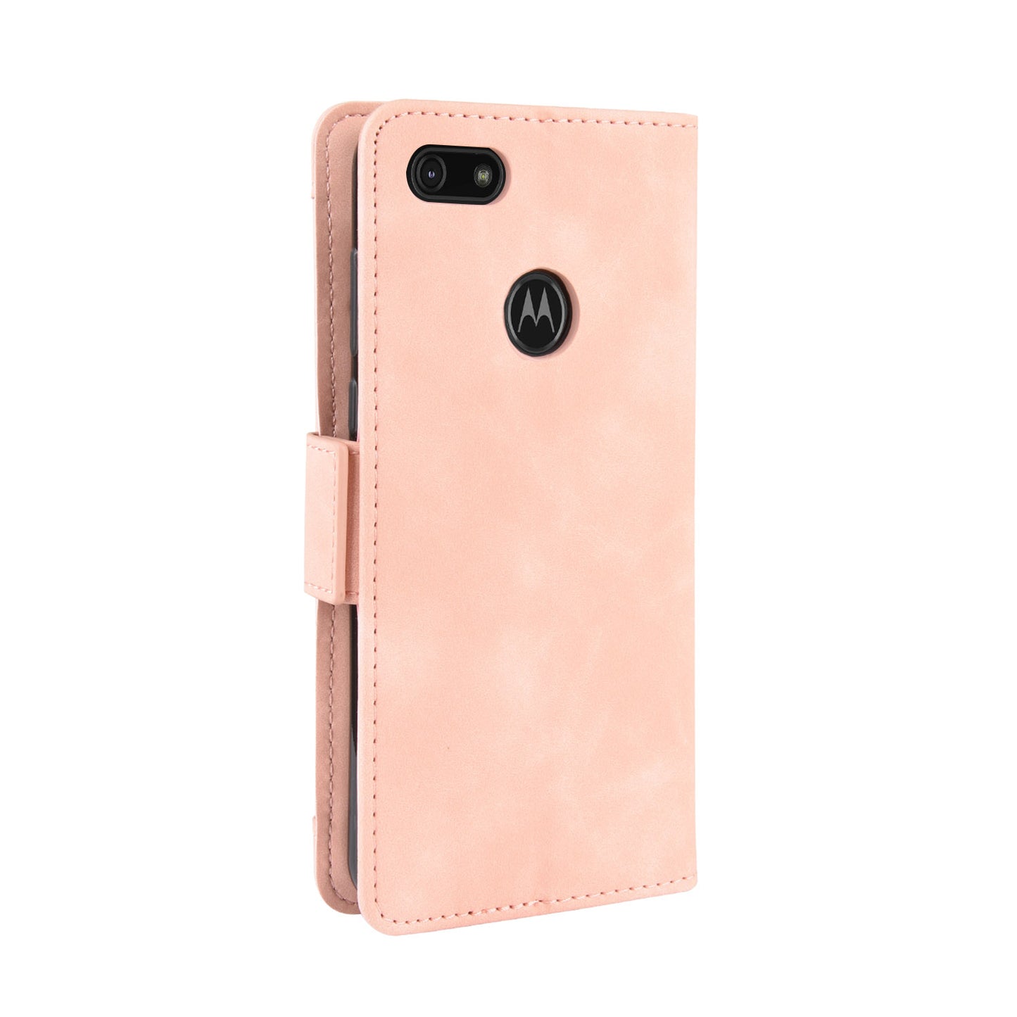 PU Leather Manuy Card Slots Casing for Motorola Moto E6 Play