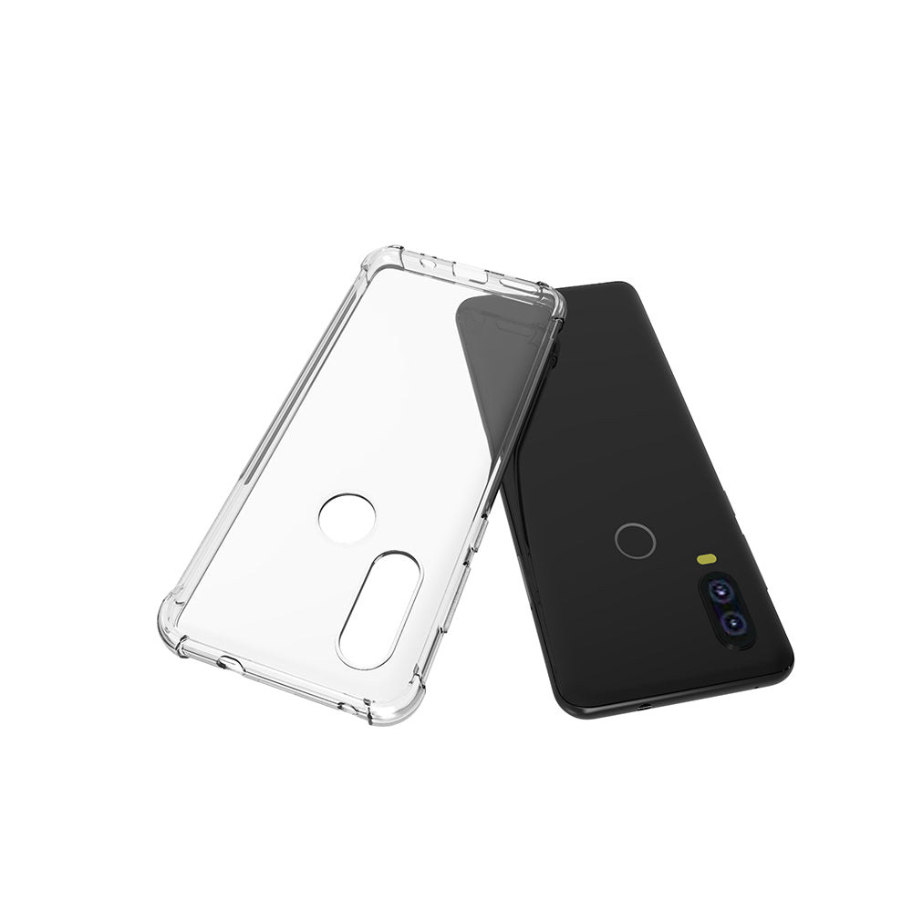 Shockproof Transparent TPU Phone Protective Cover for Motorola One Vision / P50