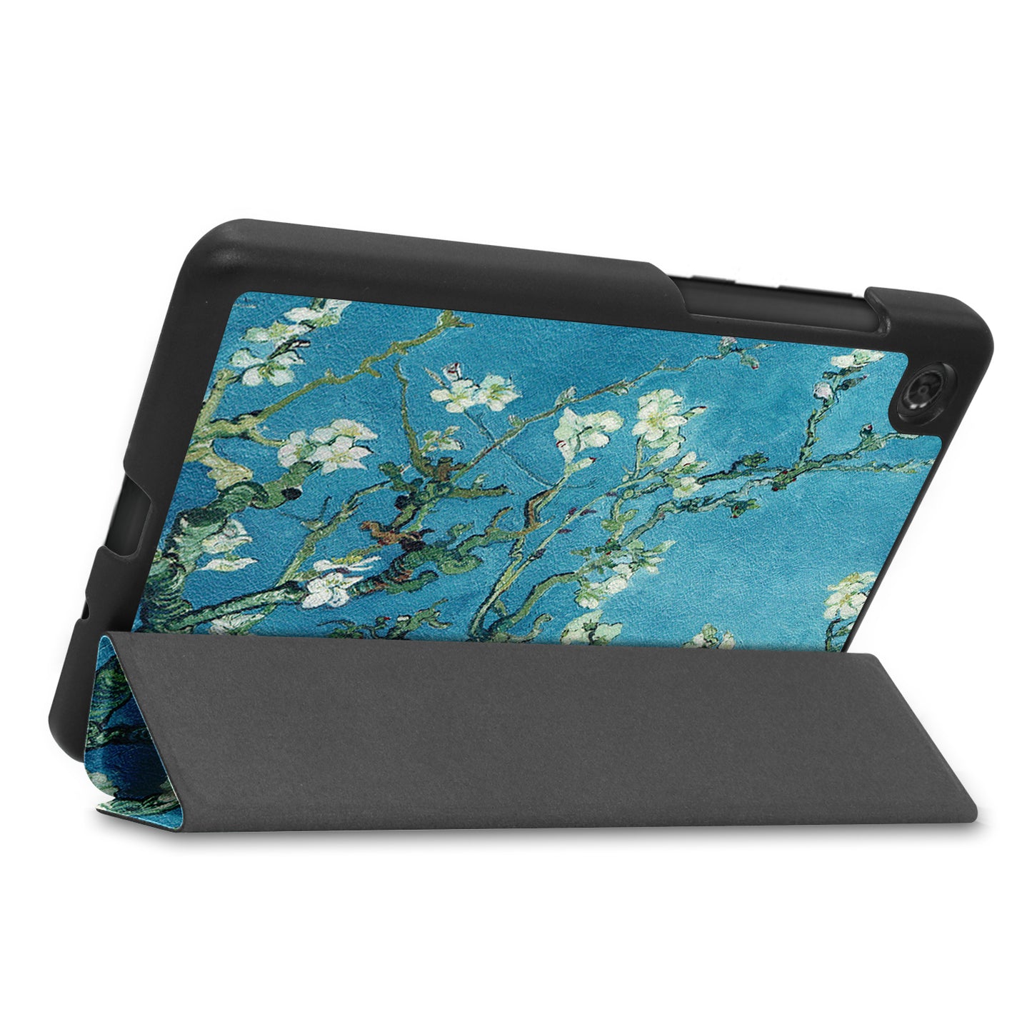 For Lenovo Tab M7 (2nd Gen) TB-7305F / (3rd Gen) Shockproof Case Pattern Printing PU Leather Tablet Cover with Tri-fold Stand