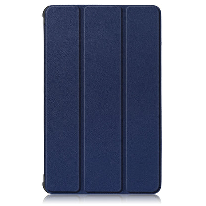 Litch Skin PU Leather Tri-fold Stand Tablet Case for Lenovo Tab M8 TB-8505