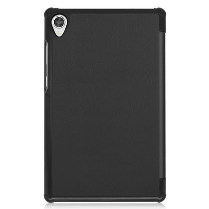 Stable Tri-fold Stand Stand Leather Tablet Covering Protection Case for Lenovo Tab M8 TB-8505X