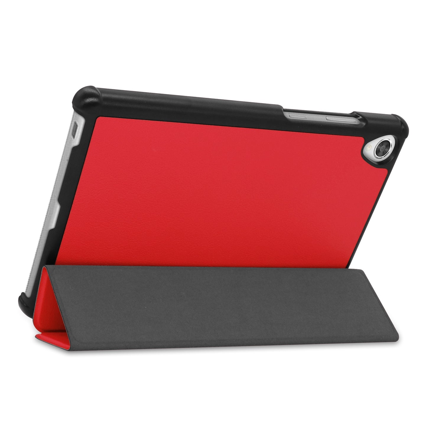 Stable Tri-fold Stand Stand Leather Tablet Covering Protection Case for Lenovo Tab M8 TB-8505X