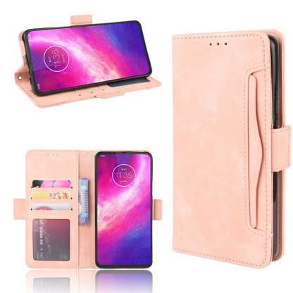 Wallet Multiple Card Slots Leather Stand Case for Motorola One Hyper