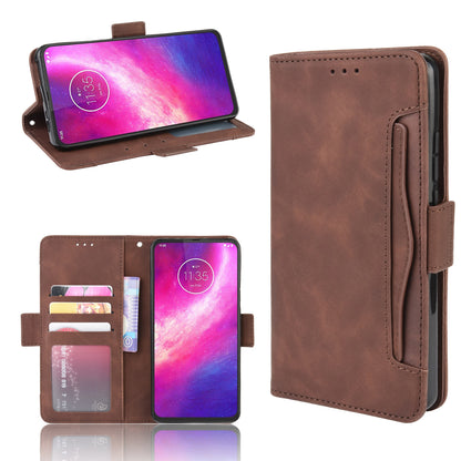 Wallet Multiple Card Slots Leather Stand Case for Motorola One Hyper