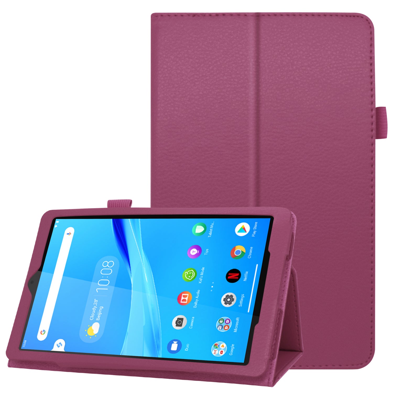 For Lenovo Tab M8/Tab M8 (2nd Gen) Litchi Texture Leather Case Tablet Cover