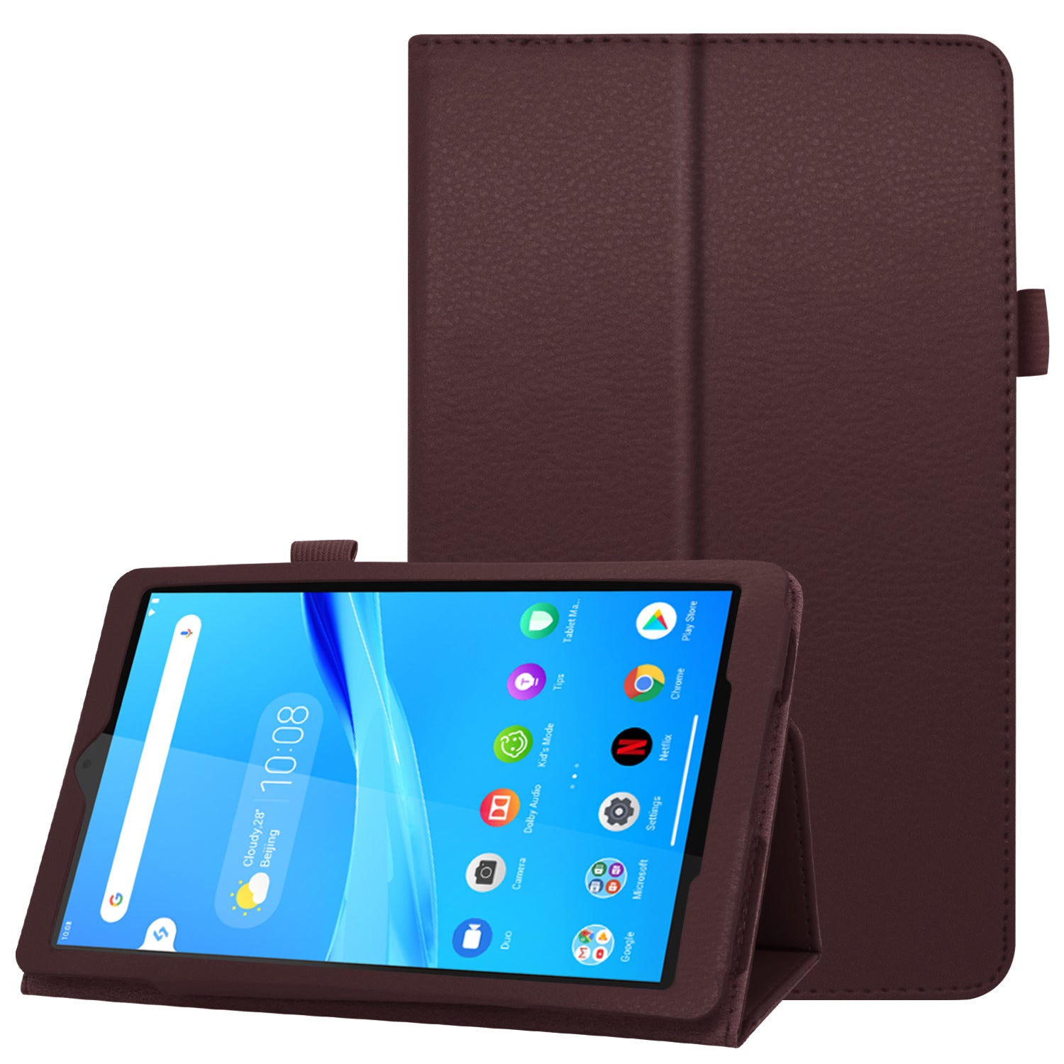 For Lenovo Tab M8/Tab M8 (2nd Gen) Litchi Texture Leather Case Tablet Cover