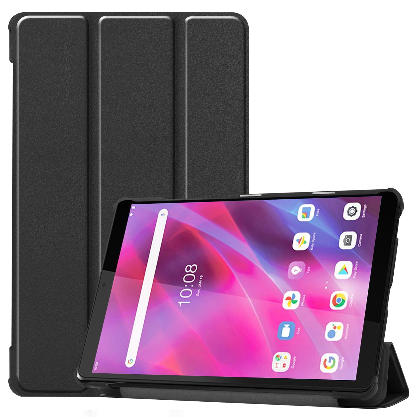 Stable Tri-fold Stand with Stand Leather Tablet Cover for Lenovo Tab M8 HD8505/8705