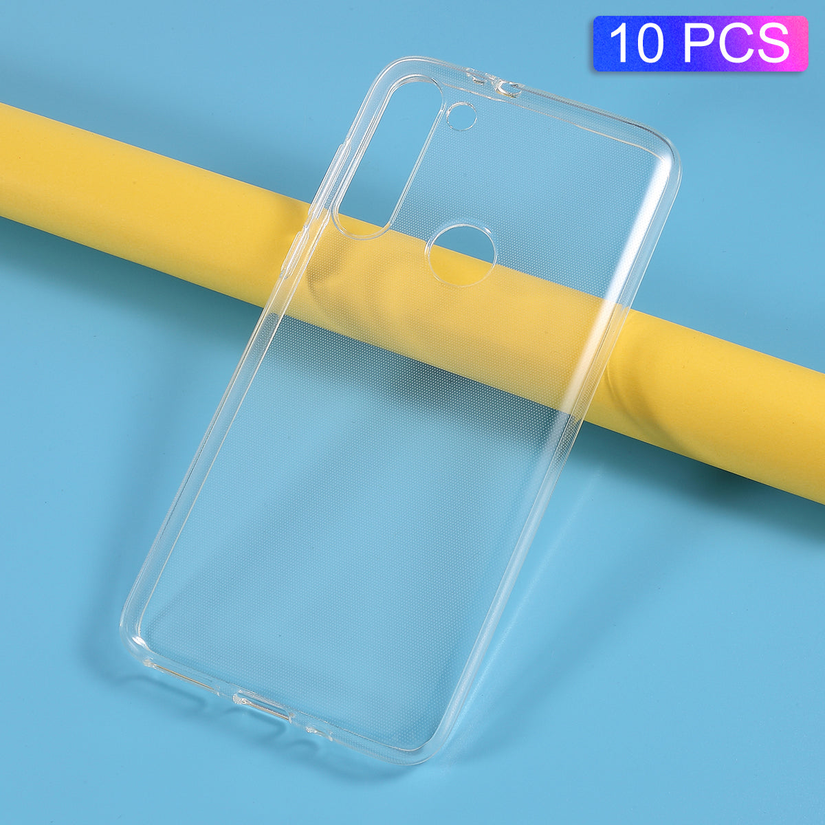 10 Pcs/Set Transparent Soft TPU Phone Case for Motorola Moto G8 Power