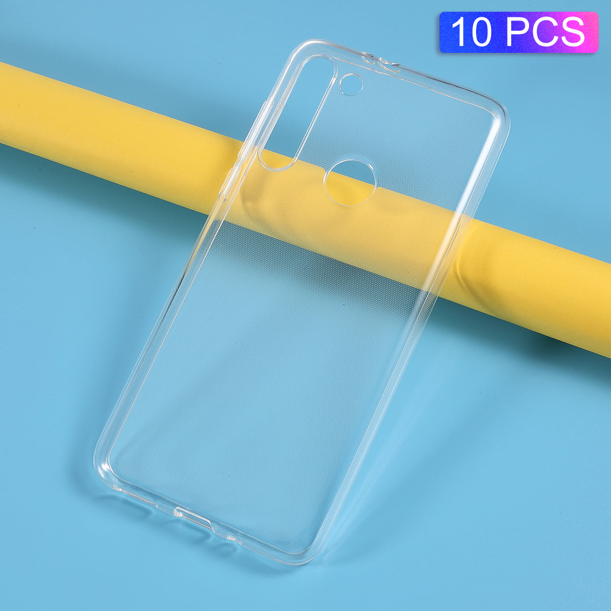 10PCS Transparent Soft TPU Phone Casing for Motorola Moto G8