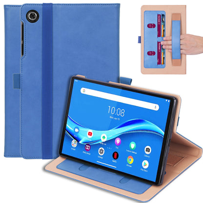 WY-2099 For Lenovo Tab M10 FHD Plus 10.3-inch TB-X606F Business Style Flip Leather Stand Tablet Case with Card Slots