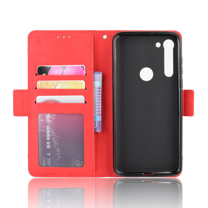 Wallet Stand Flip Leather Phone Cover with Multiple Card Slots for Motorola Moto G8