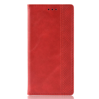 Retro Magnetic Leather Wallet Phone Cover for Motorola Moto G8