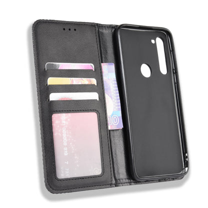 Auto-absorbed Retro Leather Wallet Protector Case for Motorola Moto G Stylus / G Pro