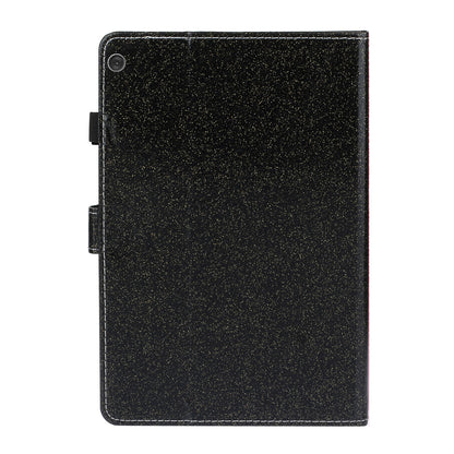 Flash Powder Leather Stand Case for Lenovo Tab M10 TB-X605F/X505