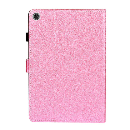 Flash Powder Smart PU Leather Tablet Stand Cover for Lenovo Tab M10 Plus TB-X606F